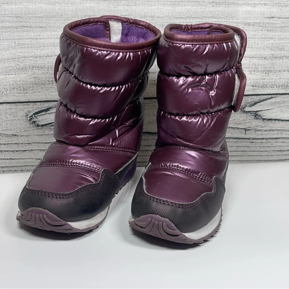 Tanleewa Waterproof Kids Snow Boots Warm Faux Fur Sz 29 - Picture 1 of 8